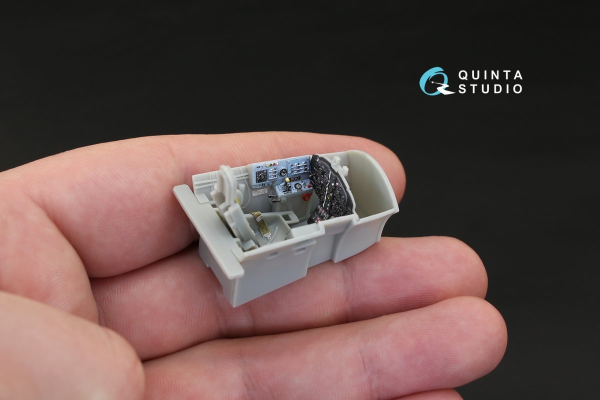 Quinta Studio QD48137 MiG-15 bis 3D-Printed &amp;amp; colored Interior on decal paper (for Bronco kit) 1/48 – Bild 6
