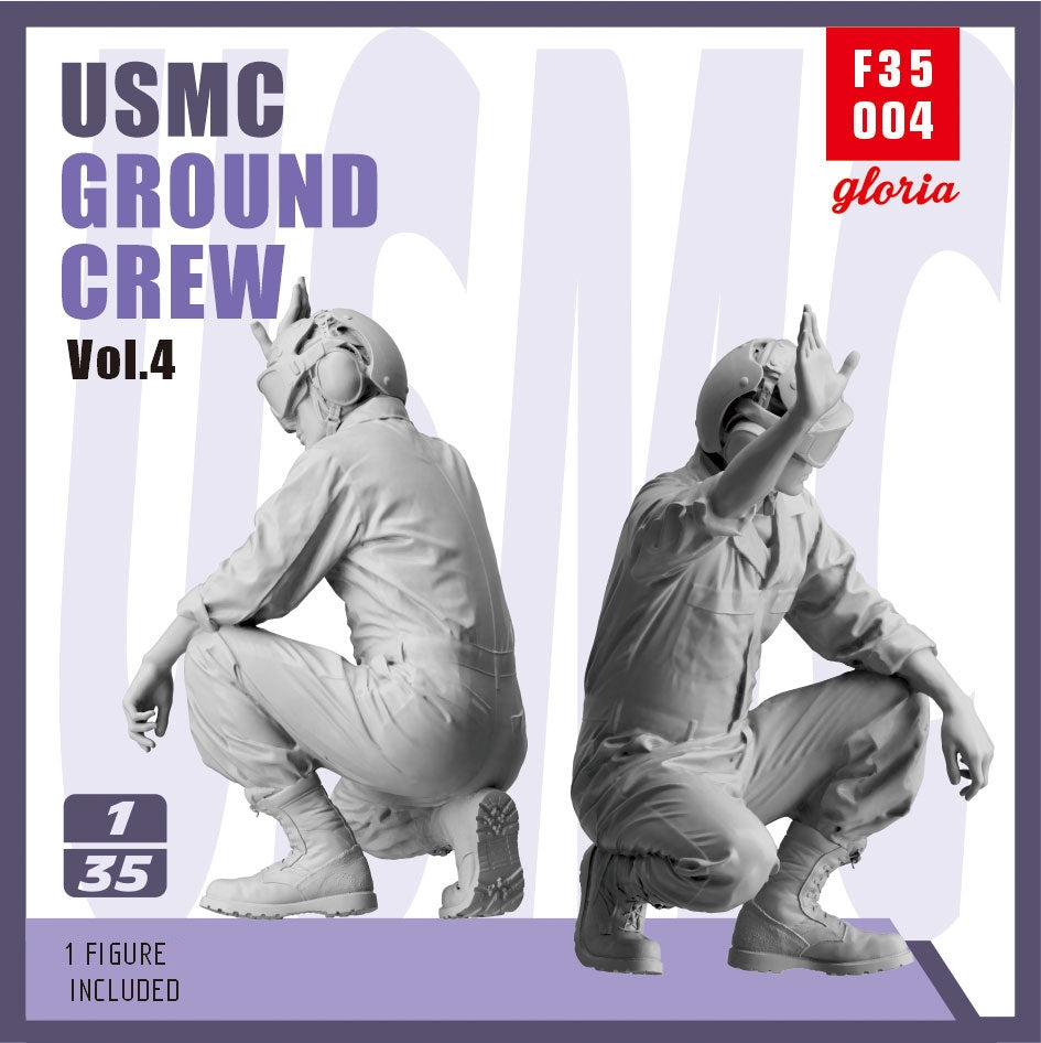 Gloria F35004 USMC Ground Crew Type 4 3D Printed Figures 1/35 – image 2