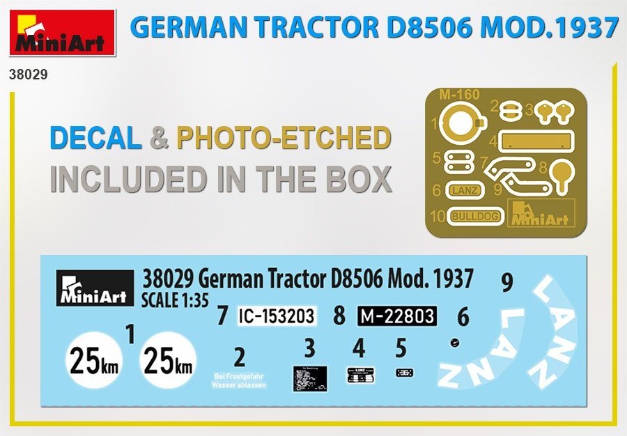 MiniArt 38029 GERMAN TRACTOR D8506 MOD. 1937 1/35 – image 4