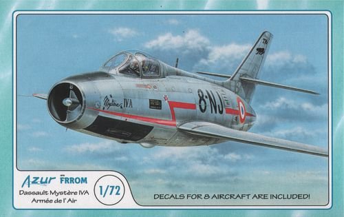 Azur FR020 Dassault Mystere IVA Armee de l Air 1/72