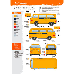 AK Interactive AK35033 T2 MODEL 1967 AIRPORT BUS 1/35 – immagine 20