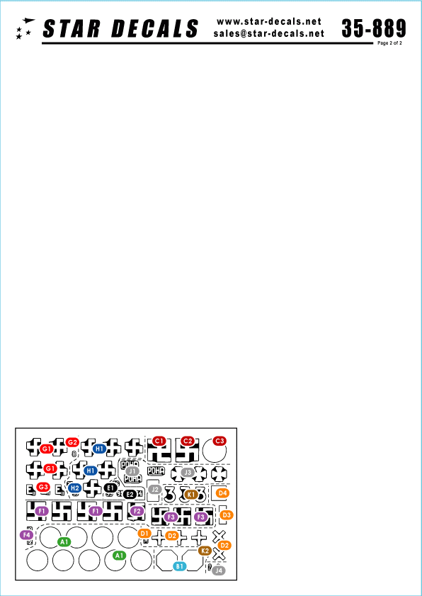 Star Decals 35-889 BA-10 and BA-20 in foreign service 1/35 – obrázek 2