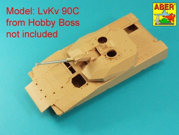 Aber 35L-320 Barrel 40 mm L/70 Bofors for Swedish LvKv 90C / Bofors 40mm L/70 barrel for Swedish LvKv 90C 1/35 – image 4