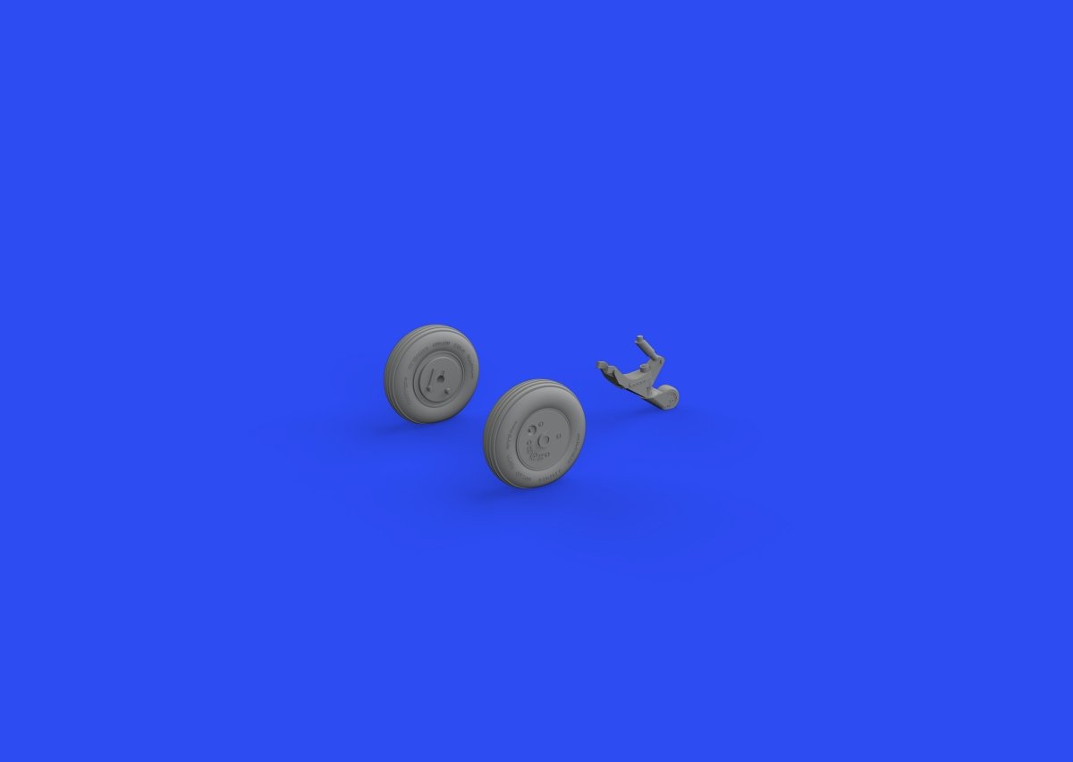 Eduard 648693 A6M2 wheels EDUARD 1/48 – image 3