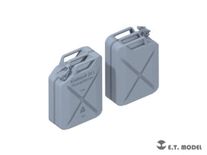 ET Model P35-242 WWII German 20L JERRY CANS SET(3D Printed) 1/35 – obrázek 3