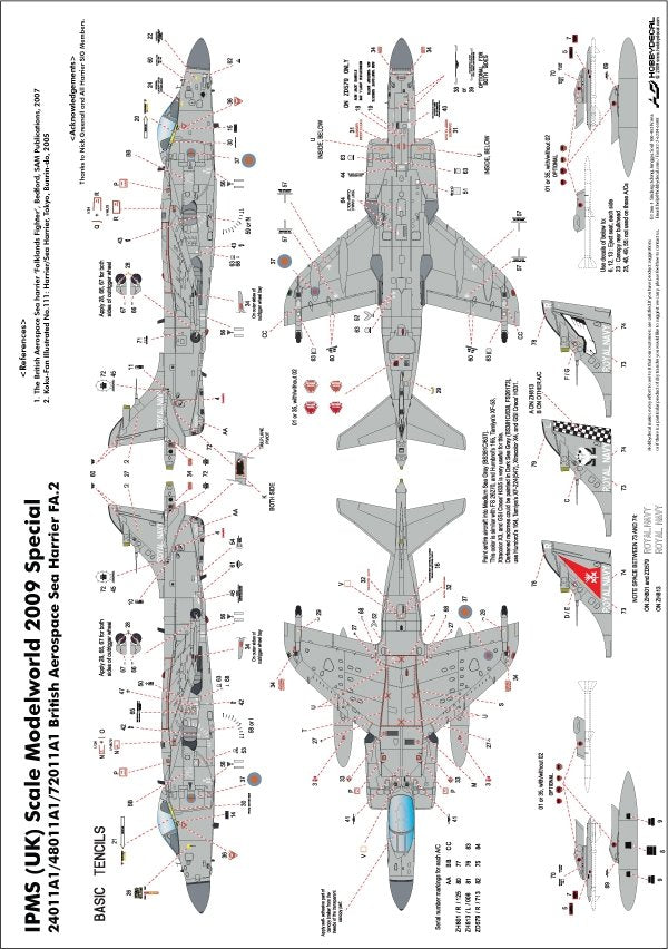 HobbyDecal AL72011V1 Sea Harrier FA.2 1/72 – image 2