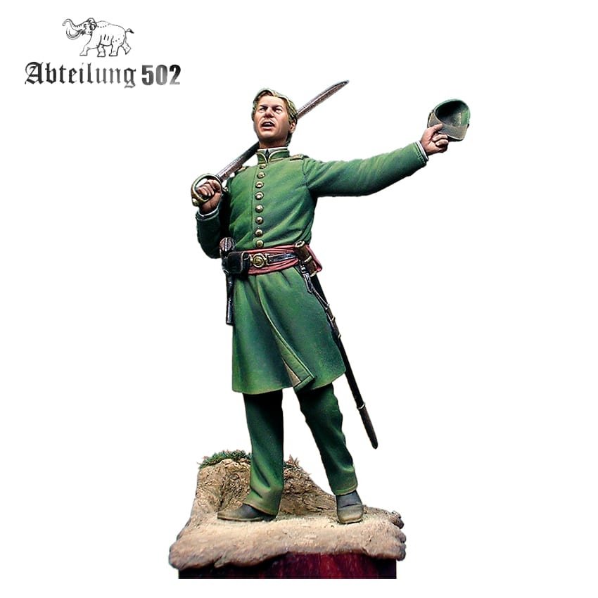 502 Abteilung ABT1013 5TH GEORGIA INFANTRY (CLINCH RIFLES) 1861. 54MM RESIN. – obrázek 3