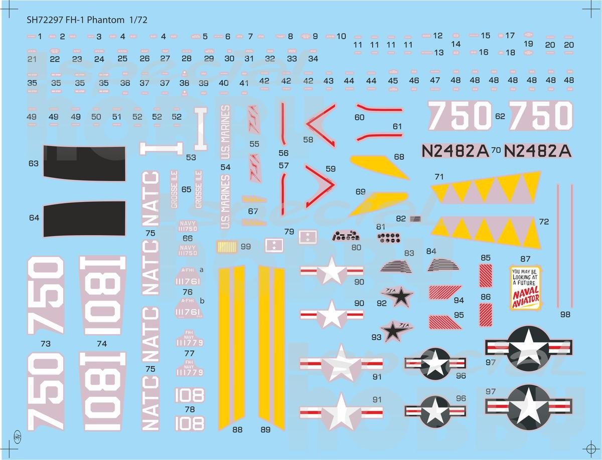 Special Hobby 72297 FH-1 Phantom Demonstration Teams and Trainers 1/72 – Bild 2
