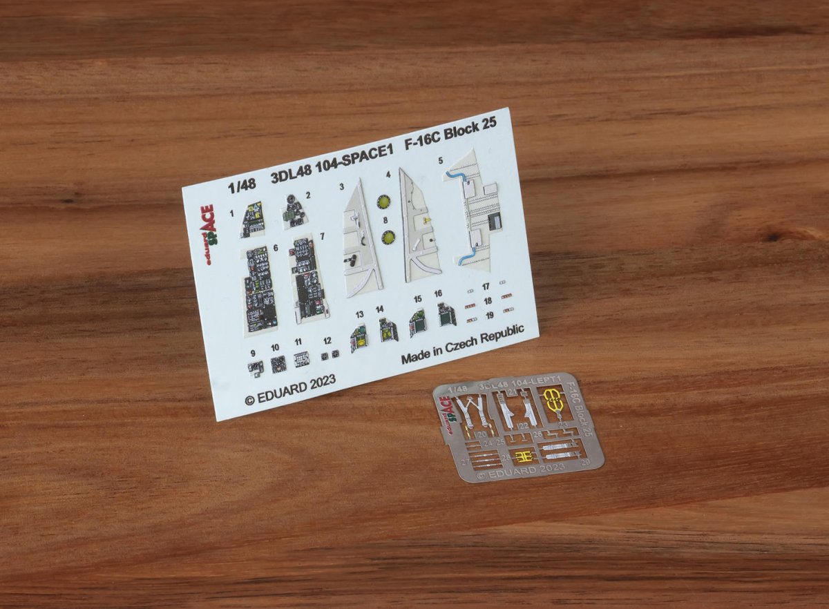 Eduard 3DL48104 F-16C Block 25 SPACE KINETIC MODEL 1/48 – image 2