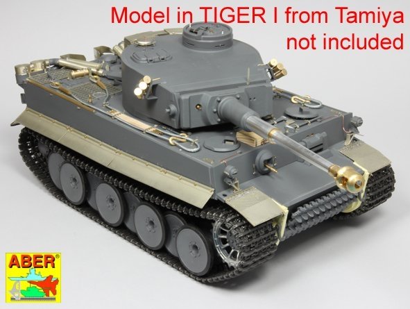 Aber 16143 Tiger I, E Tunisian with 501 Abt.- side fenders 1/16 – Bild 8