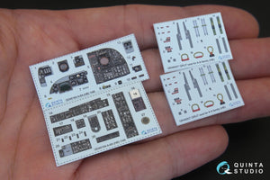 Quinta Studio QD48164 A-6A Intruder 3D-Printed &amp;amp; colored Interior on decal paper (for HobbyBoss kit) 1/48 – image 2