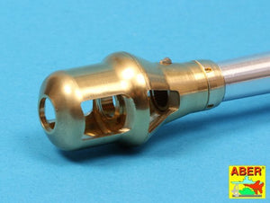 Aber 16L-08 Early muzzle brake for the barrel used on the early version of the Tiger I, King Tiger tank (Porsche turret) / Early muzzle brake used on German 8.8cm barrel Tiger I - early and Tiger II (Porsche turret) 1/16 – image 7