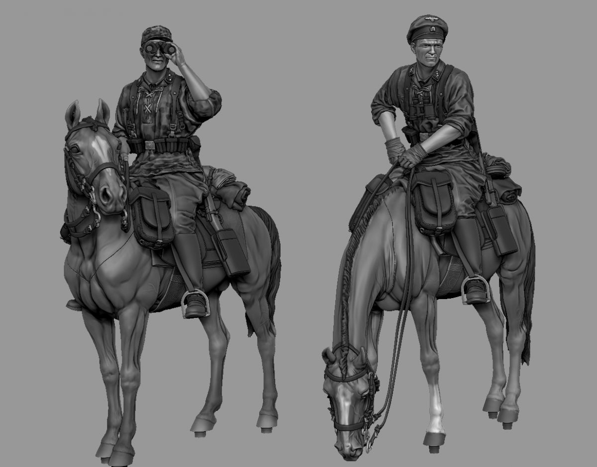 Panzer Art FI35-225 Cavalrymen from the 8th Waffen-SS division Floryan Geier set 1/35 – zdjęcie 2