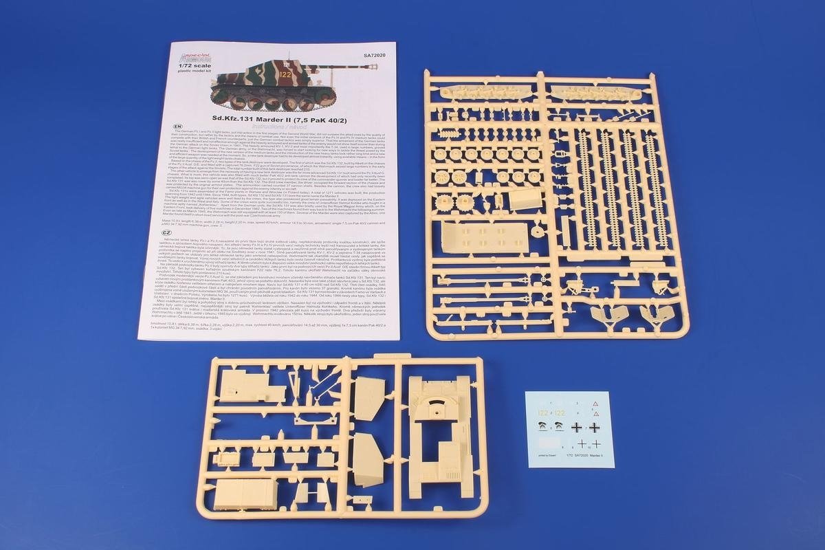 Special Armor 72020 Sd.Kfz 131 Marder II (7.5 cm PaK 40/2) 1/72 – image 3