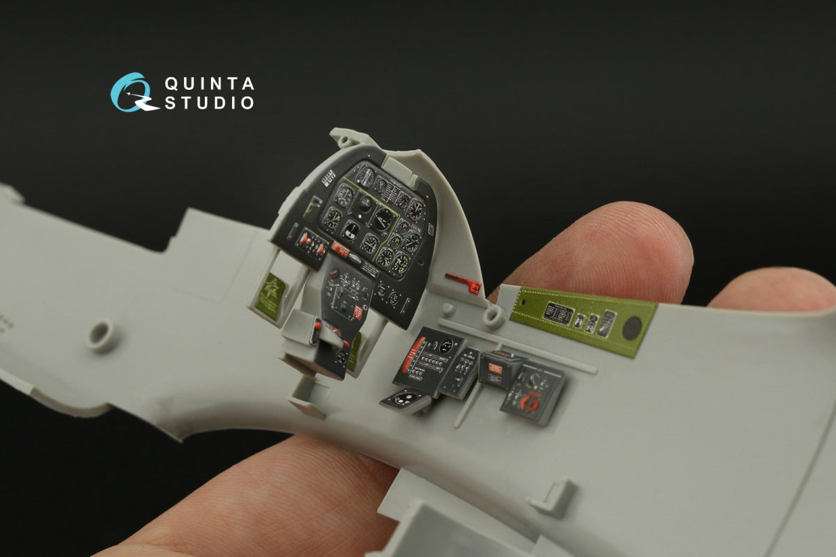 Quinta Studio QD32144 P-51D Mustang 3D-Printed &amp;amp; colored Interior on decal paper (Trumpeter) 1/32 – image 8