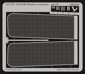 Eduard 32137 Su-27 Flanker B exterior 1/32 TRUMPETER – immagine 2