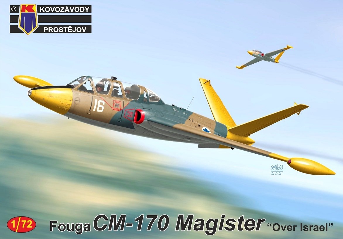 Kovozavody Prostejov KPM0243 Fouga CM-170 Magister &amp;quot;Over Israel&amp;quot; 1/72