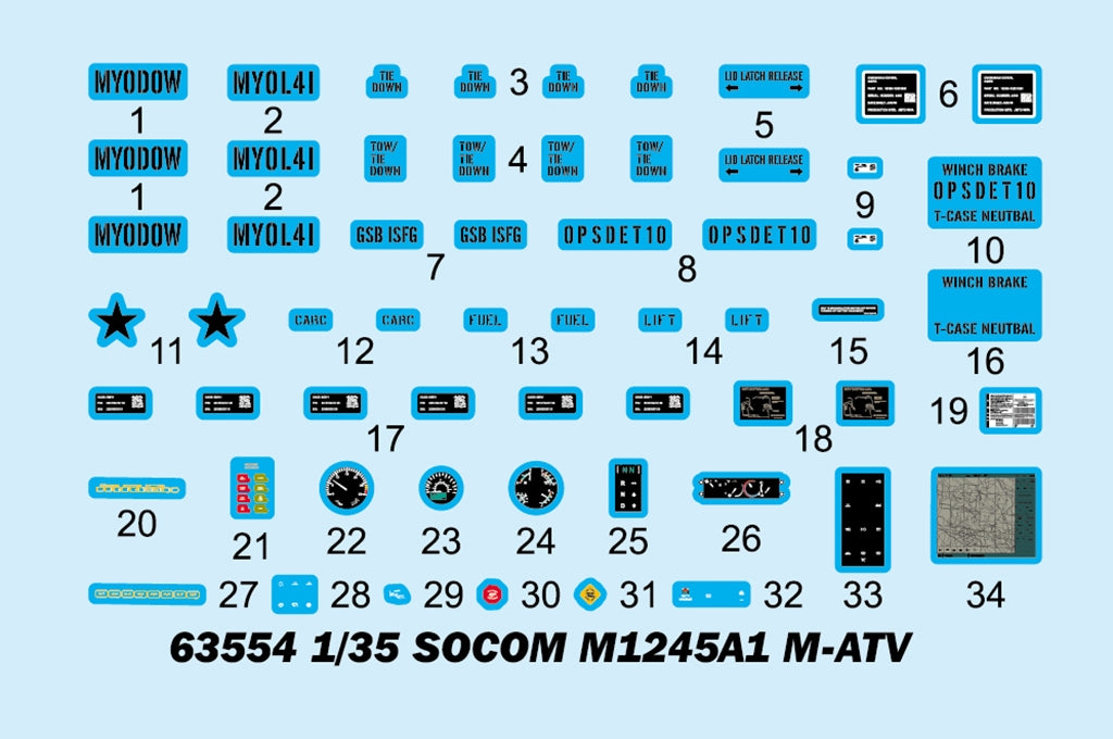 I Love Kit 63554 SOCOM M1245A1 M-ATV 1/35 – obrázek 4