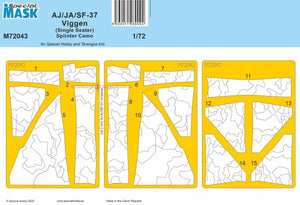 Special Hobby M72043 AJ/JA/SF-37 Viggen (Single Seater) Splinter Camo 1/72