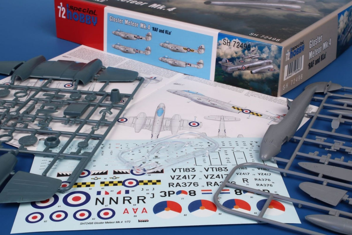 Special Hobby 72498 Gloster Meteor Mk.4 &amp;#39;RAF And KLu 1/72 – image 3