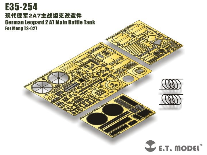 ET Model E35-254 German Leopard 2 A7 Main Battle Tank (For MENG TS-027) (1/35)