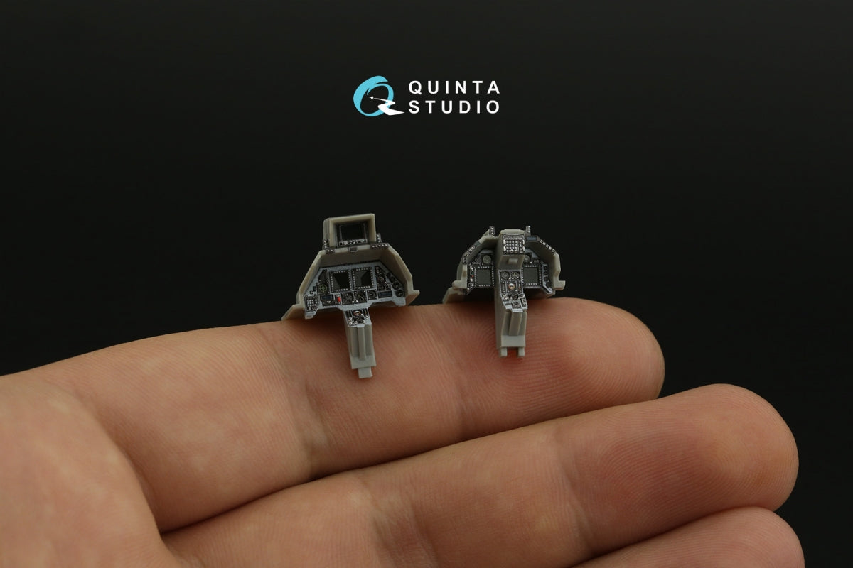 Quinta Studio QD48408 F-16D block 50 3D-Printed &amp;amp; colored Interior on decal paper (Kinetic 2022 tool) 1/48 – immagine 7