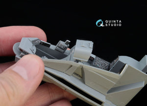 Quinta Studio QD48036 Mi-24V NATO (black panels) 3D-Printed &amp;amp; colored Interior on decal paper (for Zvezda kit) 1/48 – image 5