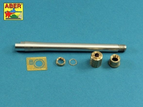 Aber 35L-261 150mm barrel with brake for German E-100 tank with Krupp turret 1/35 – Bild 2