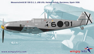Wingsy Kits D5-09 MESSERSCHMITT Bf 109 E-1 and E-3 Legion Condor 1/48 – image 12