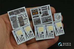 Quinta Studio QD48430 Westland Sea King HAS.5 3D-Printed &amp;amp; colored Interior on decal paper (Airfix) 1/48 – image 4