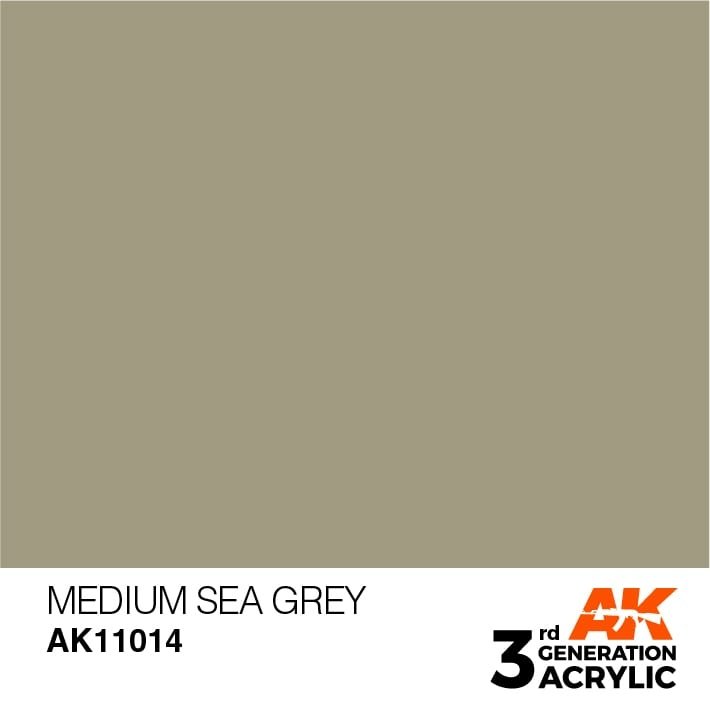 AK Interactive AK11014 Medium Sea Gray 17ml