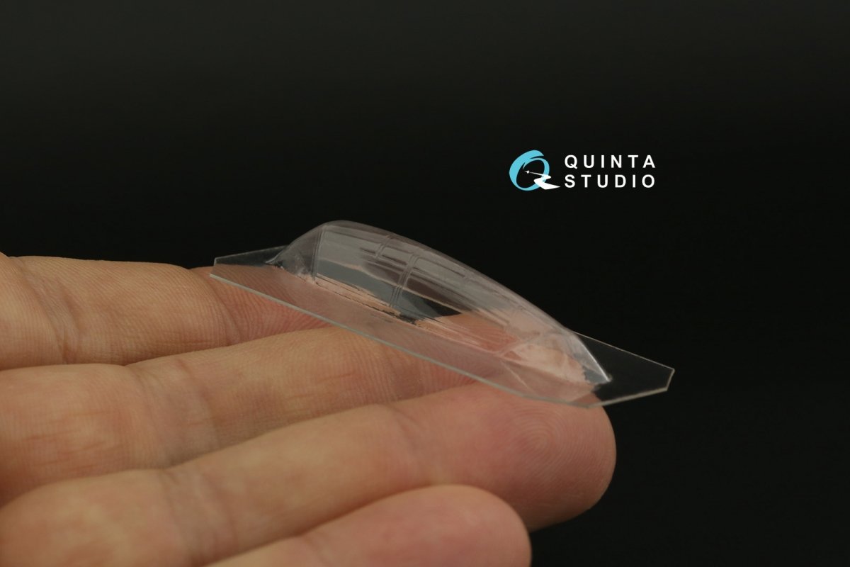 Quinta Studio QC72050 Me-262B-1a vacuumed clear canopy (Revell) 1/72 – image 5