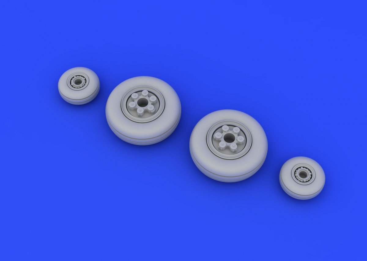 Eduard 672067 JAS-39 wheels 1/72 (REVELL) – Bild 6
