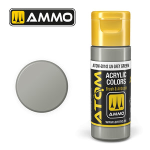 AMMO of Mig Jimenez 20142 ATOM COLOR IJA Gray Green 20ml