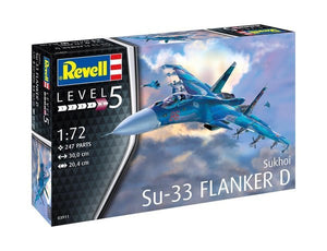 Revell 03911 Sukhoi Su-33 Navy Flanker Model Kit 1/72