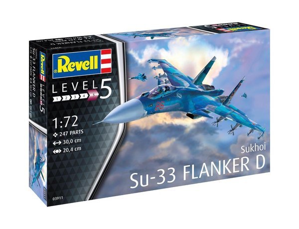 Revell 03911 Sukhoi Su-33 Navy Flanker Model Kit 1/72