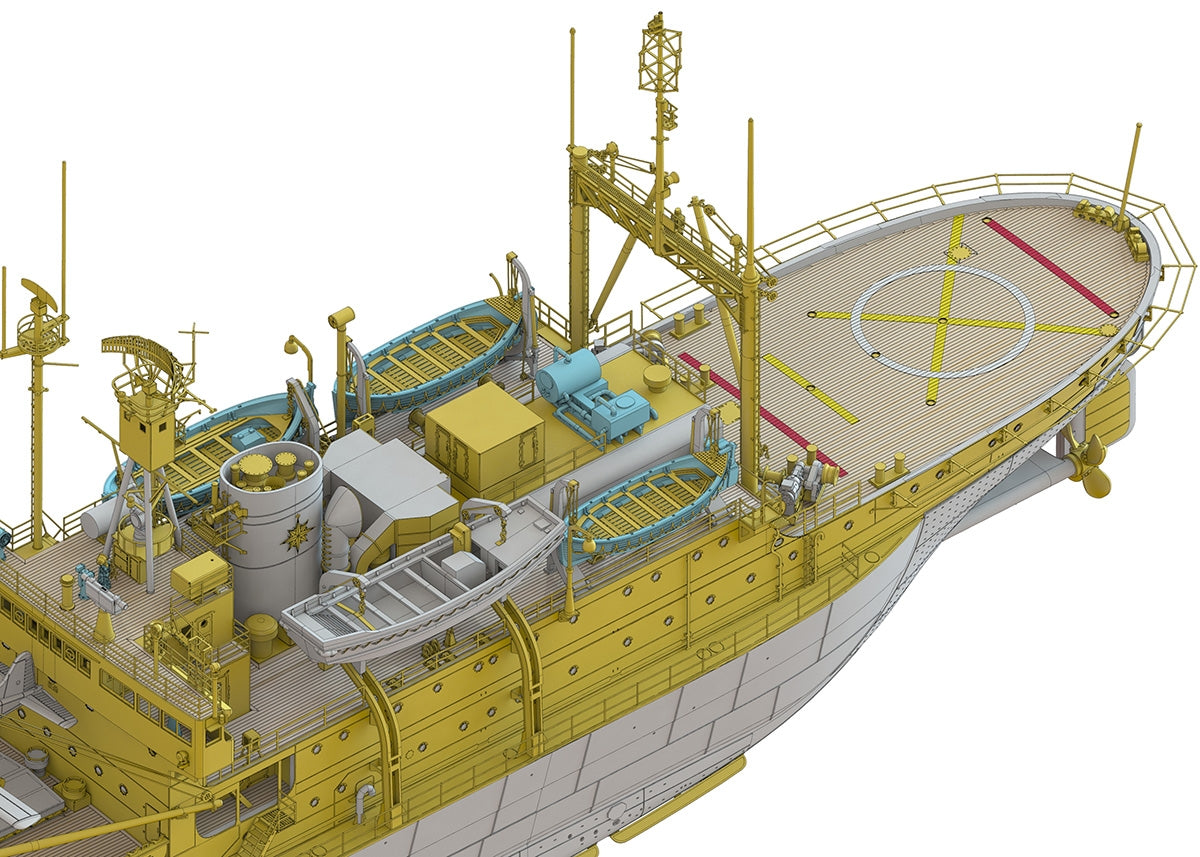 Hasegawa HP001 Antarctic research ship Soya Second Antarctic expedition 1/250 – image 10