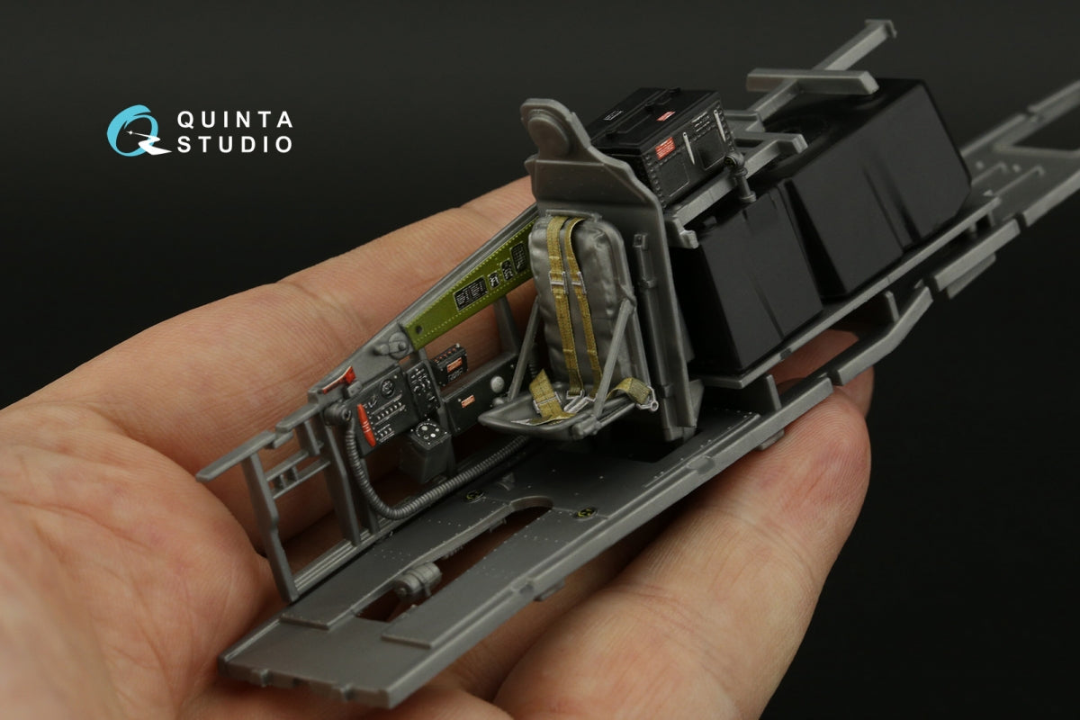 Quinta Studio QD32145 P-51D Mustang 3D-Printed &amp;amp; colored Interior on decal paper (Zoukei-Mura SWS) 1/32 – image 12