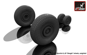 Armory Models AW72040 Iljushin IL-28 Beagle wheels, weighted 1/72 – image 4