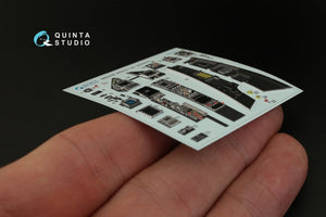 Quinta Studio QD32010 Mirage 2000-5 3D-Printed &amp;amp; colored Interior on decal paper (for Kitty Hawk kit) 1/32 – immagine 8