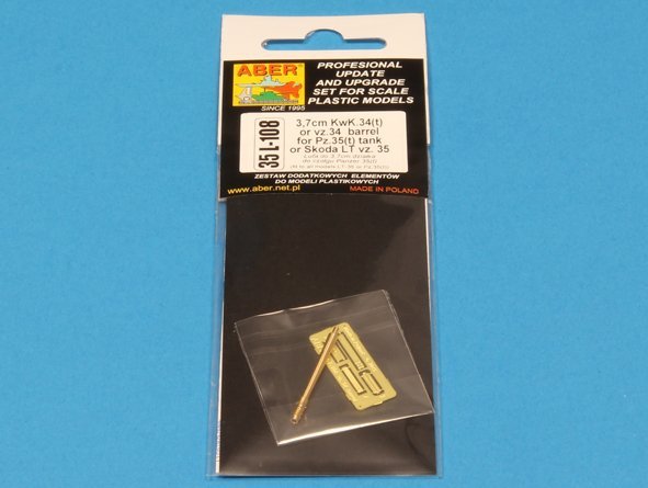 Aber 35L-108 3.7cm KwK.34(t) or vz. 34 barrel for Pz.35(t) tank (1/35) – image 12