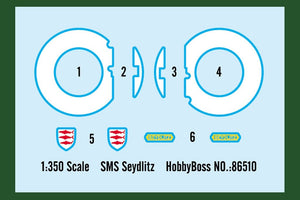 Hobby Boss 86510 SMS Seydlitz 1/350 – Bild 3