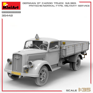 Miniart 35442 GERMAN 3T CARGO TRUCK 3.6-36S. PRITSCHE-NORMAL-TYPE. MILITARY SERVICE 1/35 – imagen 11