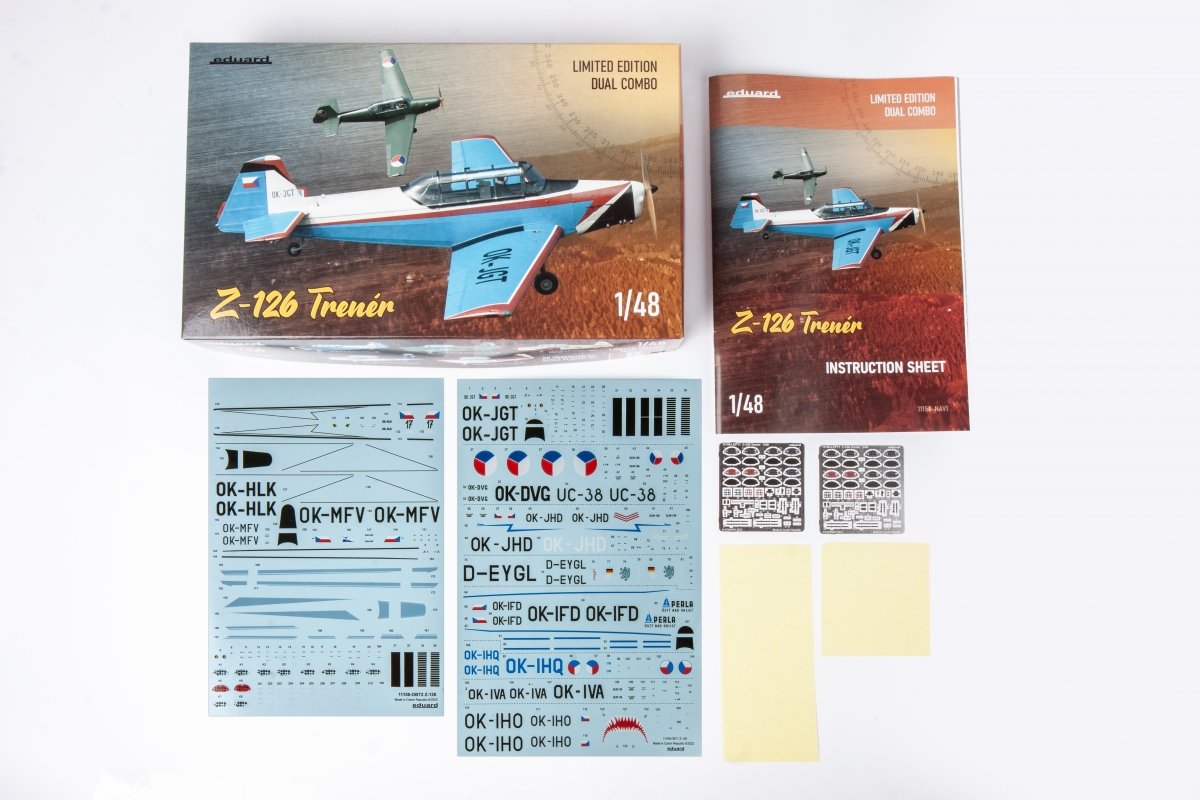 Eduard 11156 Z-126 Trainer - Dual Combo 1/48 – obrázek 7