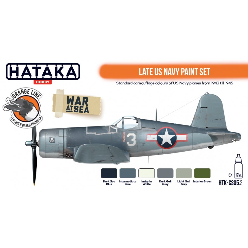 Hataka HTK-CS05.2 Late US Navy paint set – zdjęcie 2