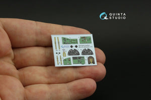 Quinta Studio QD72043 Spitfire Mk.VIII 3D-Printed &amp;amp; colored Interior on decal paper (Eduard) 1/72 – immagine 6