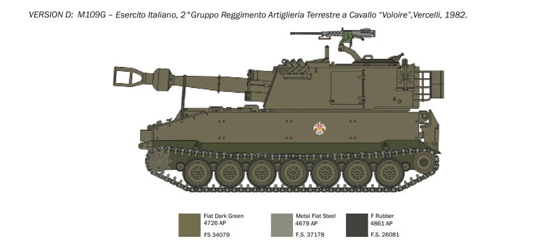 Italeri 6589 M109 A2/A3/G 1/35 – obrázek 5