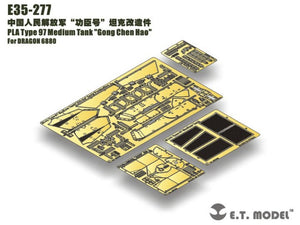 ET Model E35-277 PLA Type 97 Medium Tank &amp;quot;Gong Chen Hao&amp;quot; For DRAGON 6880 1/35