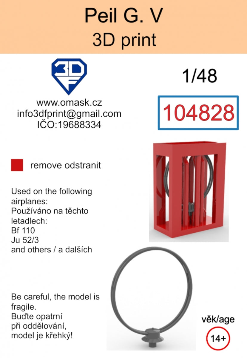 Omask 104828 Peil G. V 3D print 1/48 – Bild 2