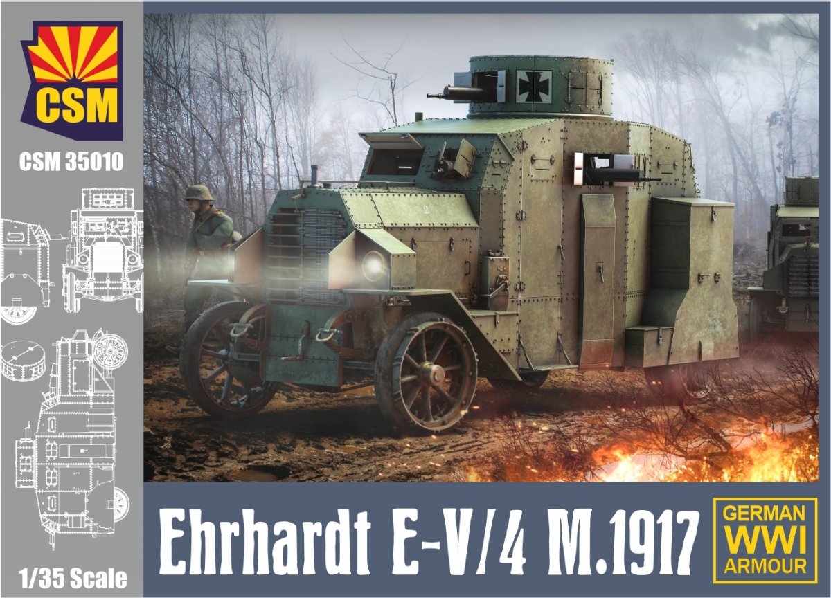 Copper State Models 35010 Ehrhardt EV/4 M.1917 (INCLUDES POLISH DECALS) 1/35